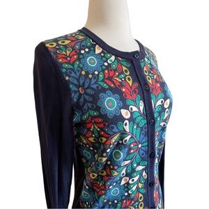 Merona Printed Cardigan Medium